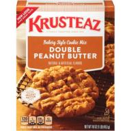 Krusteaz Cookie Mix Bakery Style Double Peanut Butter, 16.0 OZ