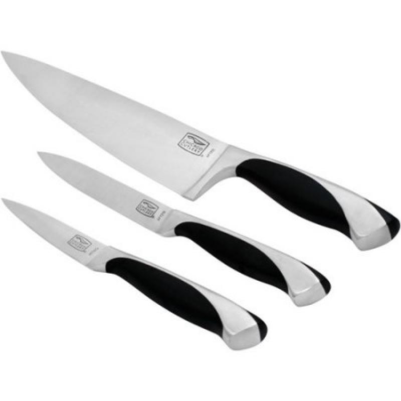Chicago Cutlery Fullerton 3-Piece Chef/Utility/Parer Knife Set