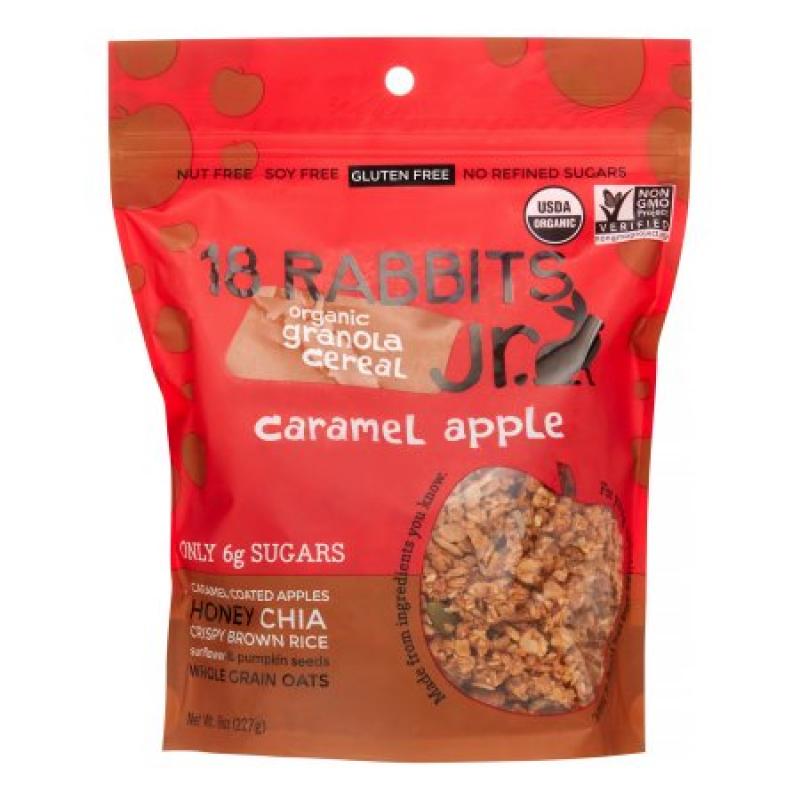 18 Rabbits Caramel Apple Jr. Organic Granola Cereal, 8 Oz