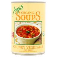 Amy&#039;s Organic Soups Fat Free Chunky Vegetable, 14.3 OZ