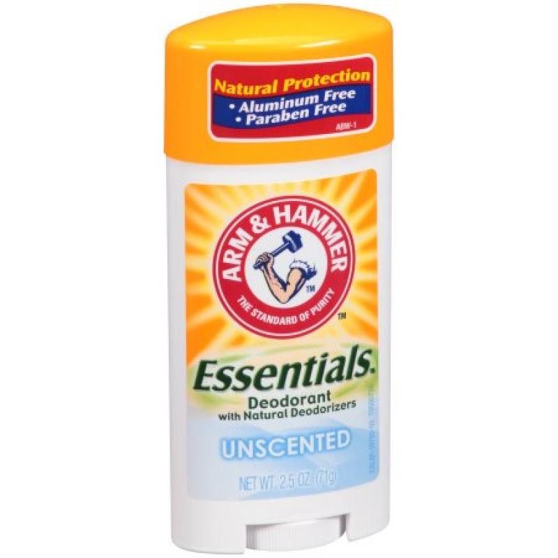 Arm & Hammer™ Essentials™ Unscented Deodorant 2.5 oz. Stick