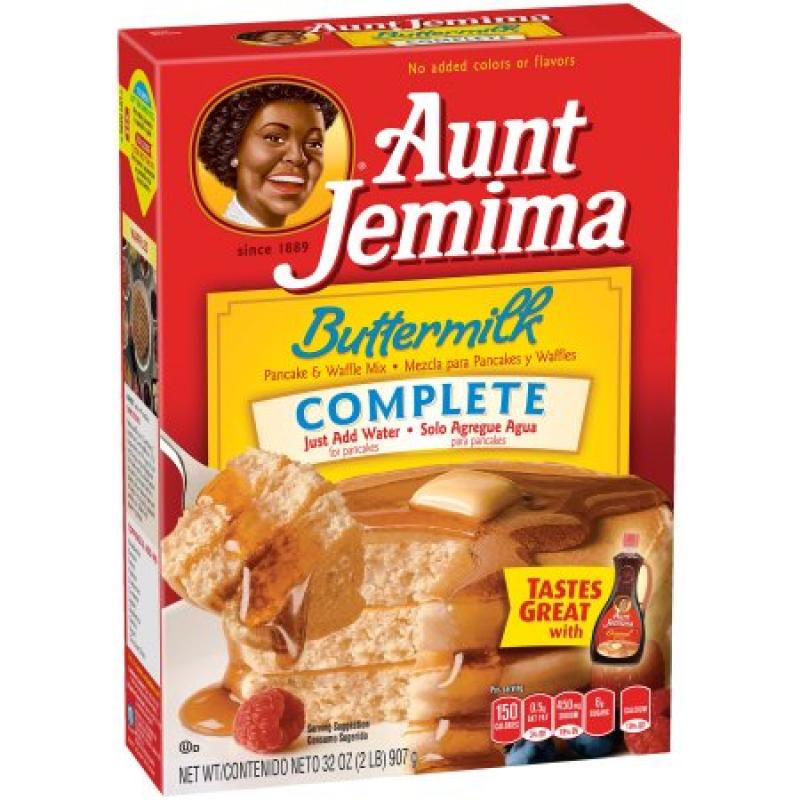 Aunt Jemima Buttermilk Complete Pancake & Waffle Mix, 32.0 OZ