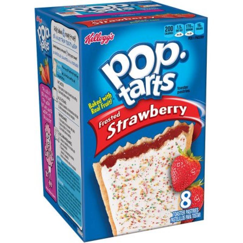 Kellogg&#039;s Pop-Tarts Toaster Pastries Frosted Strawberry - 8 CT