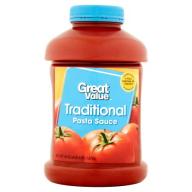 Great Value Traditional Pasta Sauce, 66 oz