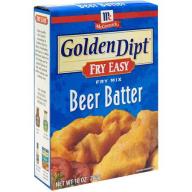 Golden Dipt Beer Batter Seafood Batter Mix, 10 oz (Pack of 12)