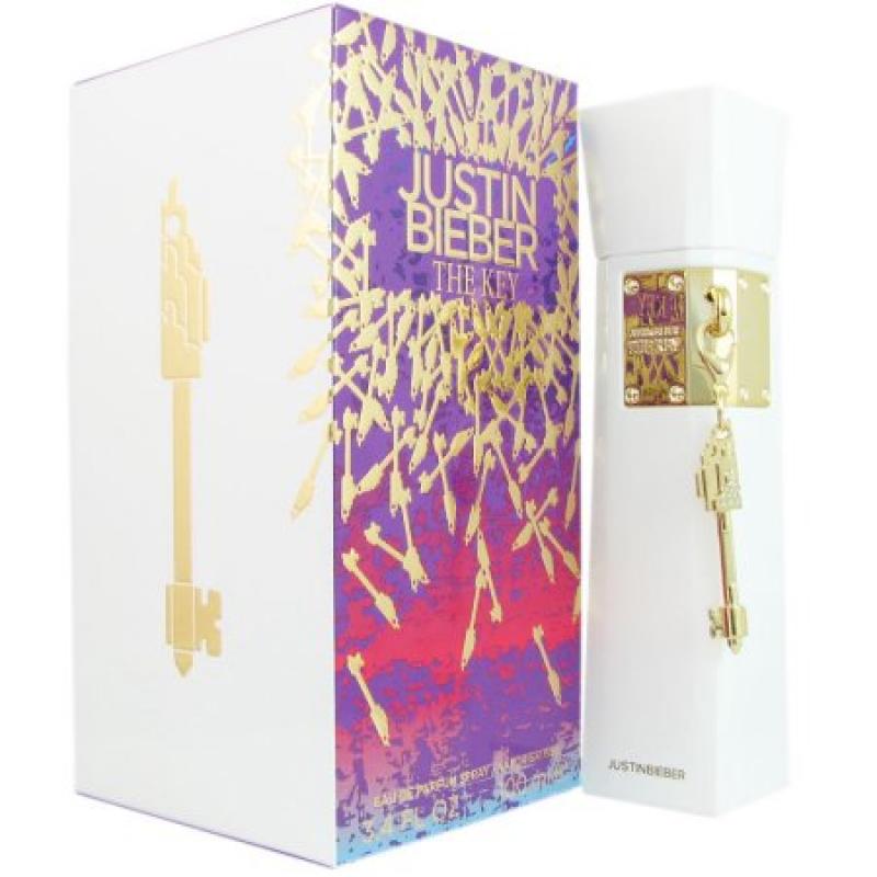 Justin Bieber The Key for Women Eau de Parfum Spray, 3.4 fl oz