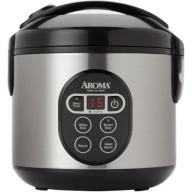 Aroma 8-Cup Digital Rice Cooker and Food Steamer