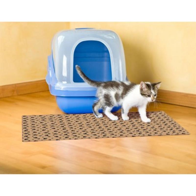 Drymate Cat Litter Mat, 20" x 28", Tan Paw