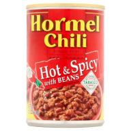 Hormel Chili Hot & Spicy with Beans, 15 oz