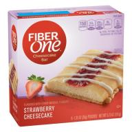 Fiber One Cheesecake Bar, Strawberry, Dessert Bar, 5 Fiber Bars, 6.75 oz