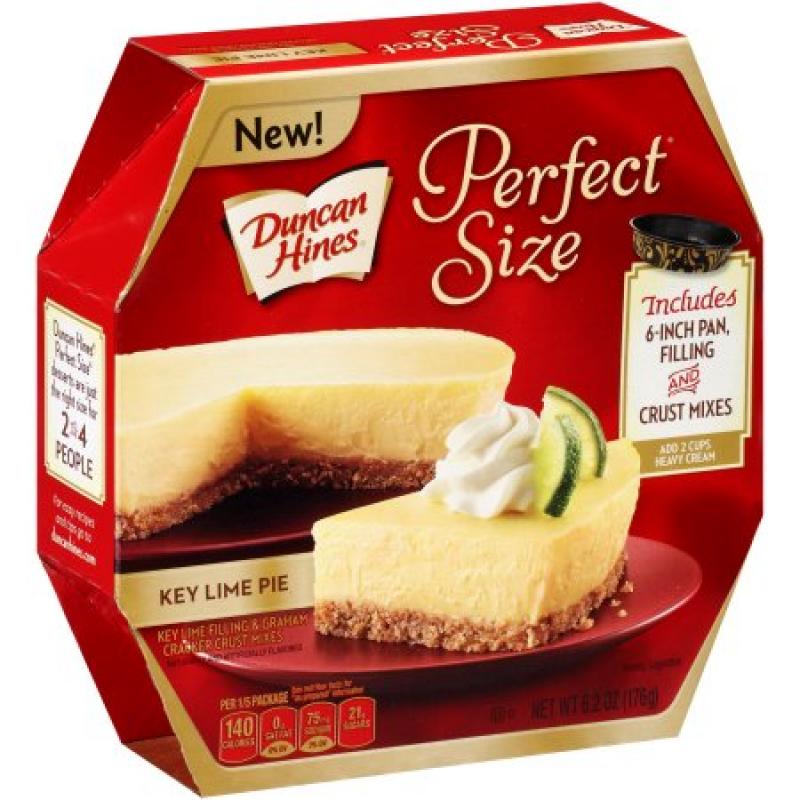 Duncan Hines® Perfect Size™ Key Lime Filling & Graham Cracker Crust Mixes 6.2 oz. Box