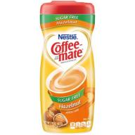 Nestle Coffeemate Sugar Free Hazelnut Powder Coffee Creamer 10.2 oz. Canister