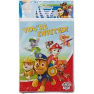 PAW Patrol Invite and Thank-You Combo Pack, 8 Count, Party Supplies