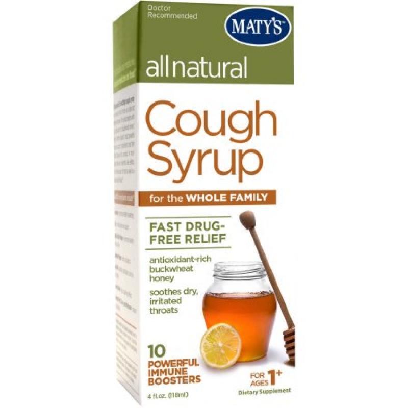 Maty&#039;s All Natural for the Whole Family Cough Syrup, 4 fl oz