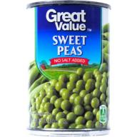 Great Value: Sweet Peas, 15 Oz