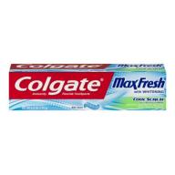Colgate MaxFresh Whitening Cool Scrub With Microscrubbers Toothpaste Mint Blast, 6.0 OZ
