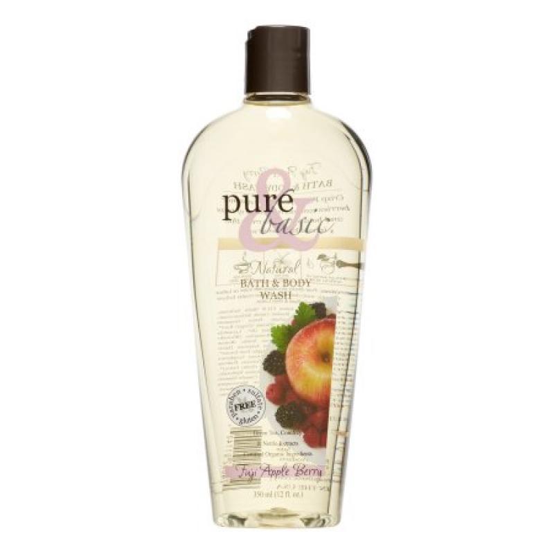 Pure & Basic Products Body Wash, Fuji Appleberry, 12 Oz