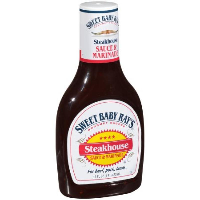 Sweet Baby Ray&#039;s® Steakhouse Sauce & Marinade 16 fl. oz. Squeeze Bottle