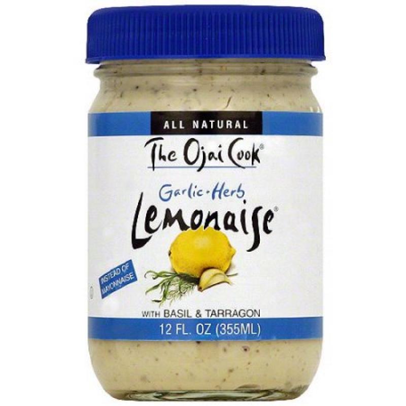 The Ojai Cook Garlic & Herb All Natural Lemonaise, 12 oz (Pack of 6)
