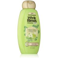 Garnier Whole Blends Refreshing 2-in-1 Shampoo & Conditioner, Green Apple & Green Tea extracts 22 oz (Pack of 3)
