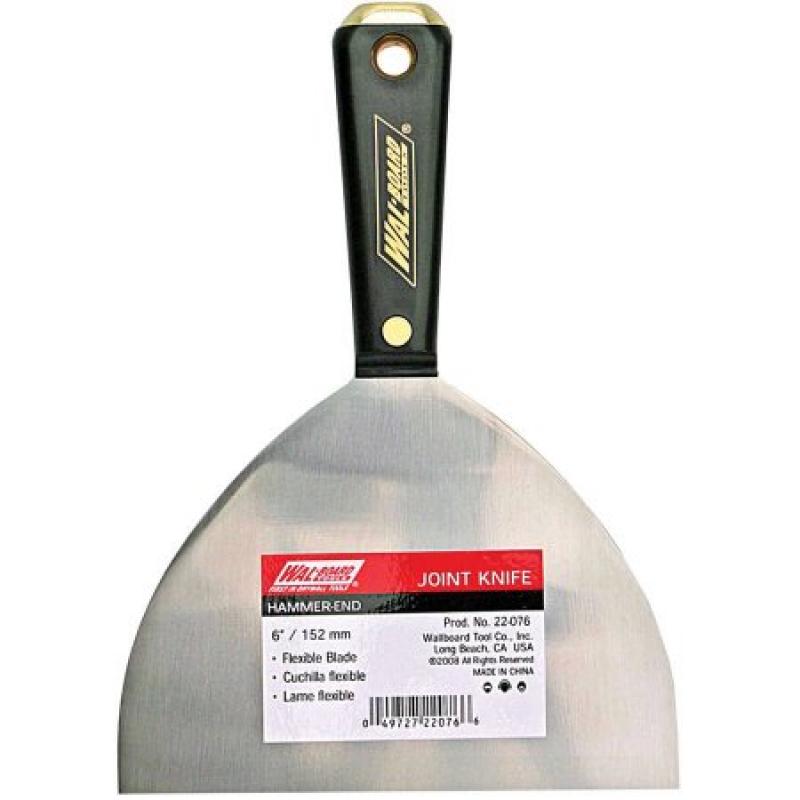 Walboard 22-076 6" Hammer End Joint Knife