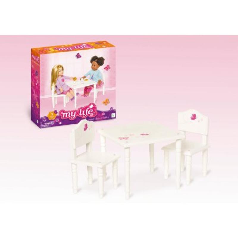 My Life As 18" Doll Furniture, Table and Chairs