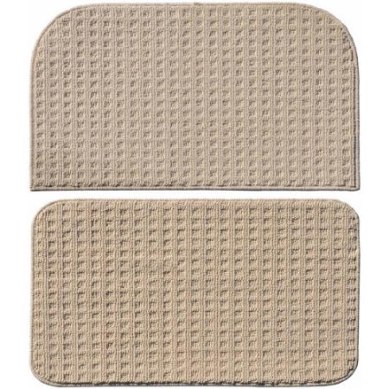 Garland Rug Herald Square 2pc Kitchen Rug Slice and Mat, 18" x 28"