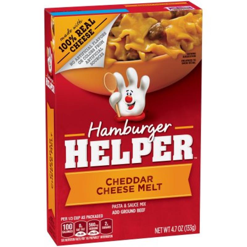 Betty Crocker Classic Cheddar Cheese Melt Hamburger Helper, 4.7 Oz