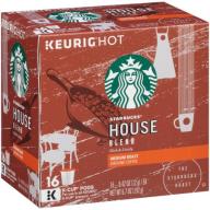 Starbucks® House Blend Medium Ground Coffee K-Cups 16 ct Box