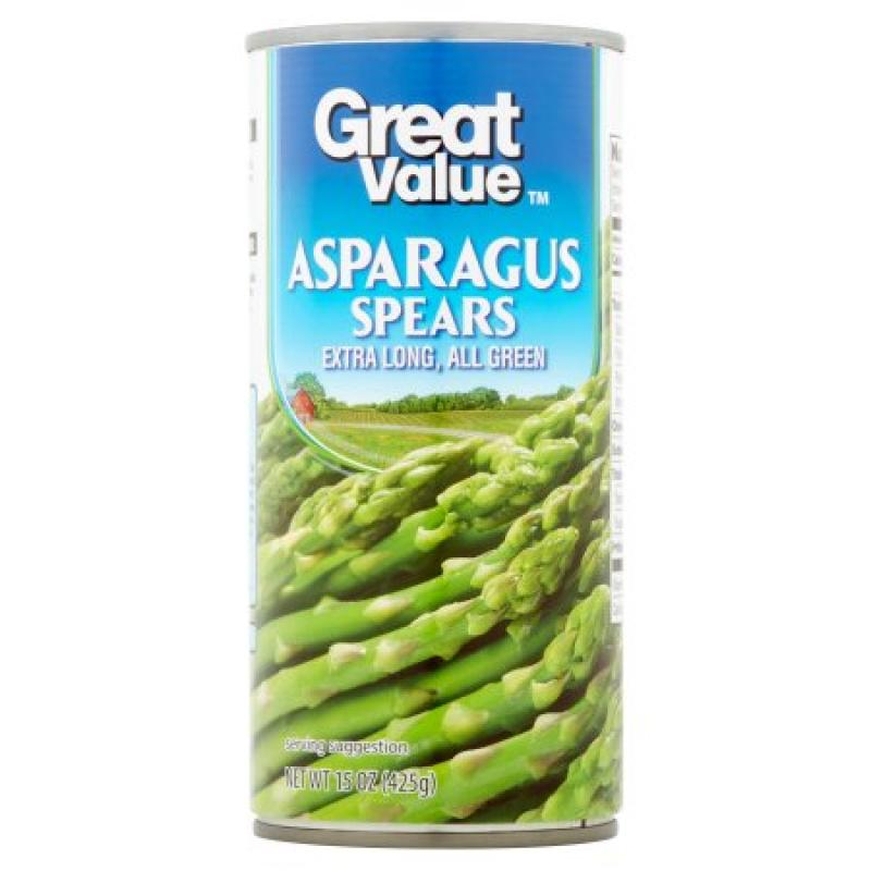 Great Value: Asparagus Spears, 15 oz