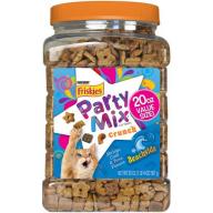 Purina Friskies Party Mix Crunch Beachside Cat Treats 20 oz. Canister
