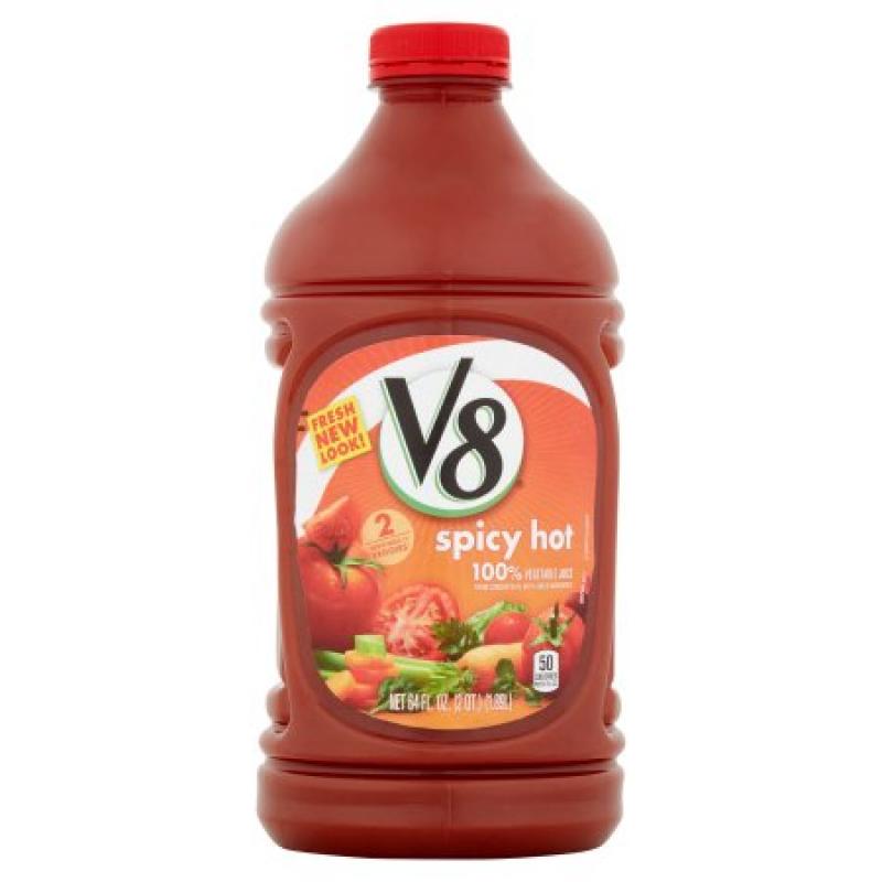 V8 Spicy Hot 100% Vegetable Juice 64oz