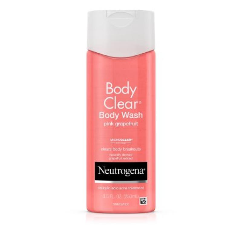 Neutrogena Body Clear Body Wash, Pink Grapefruit, 8.5 fl oz