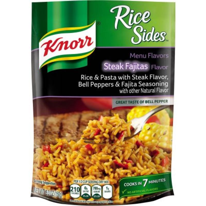 Knorr Rice Sides Rice Side Dish Steak Fajitas, 5.3 oz