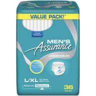 Assurance for Men Maximum Absorbency Protective Underwear, Large/Extra Large, 36 count