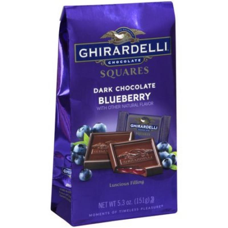 Ghirardelli Dark Chocolate Blueberry Squares, 5.3 oz
