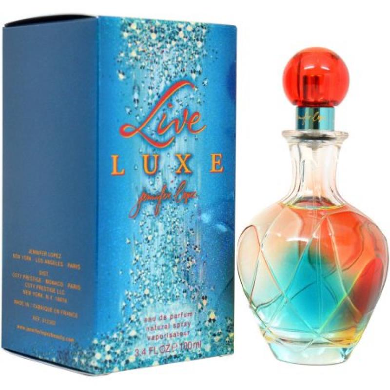 Jennifer Lopez Live Luxe for Women Eau de Parfum Spray, 3.4 oz