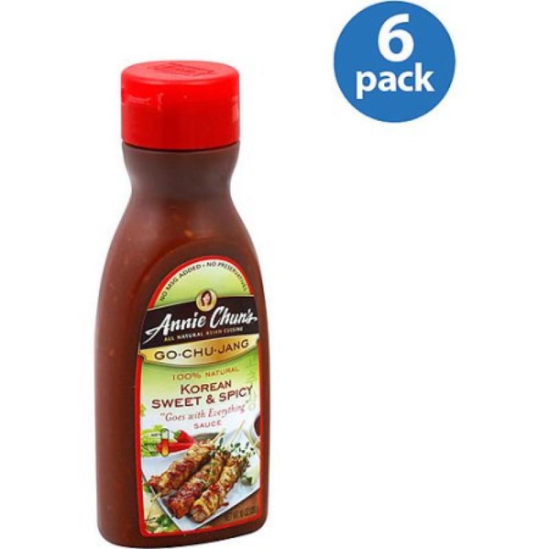 Annie Chun&#039;s Korean Sweet & Spicy Gochujang Sauce, 10 oz, (Pack of 6)