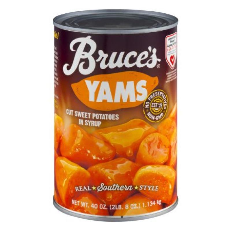 Bruce&#039;s Yams Cut Sweet Potatoes in Syrup, 40.0 OZ
