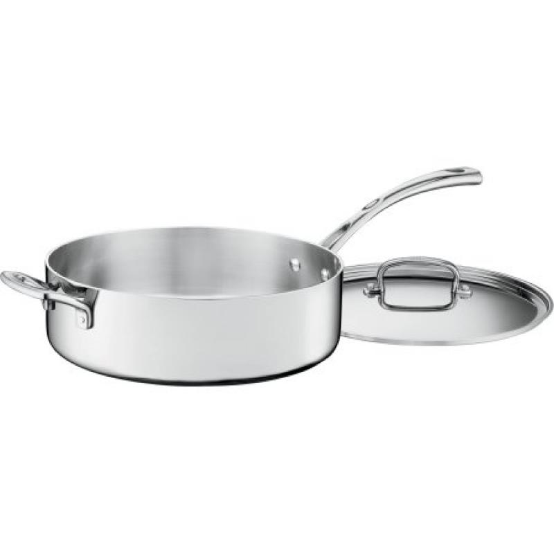 French Classic Stainless, 5.5-Quart Saute Pan with Cover