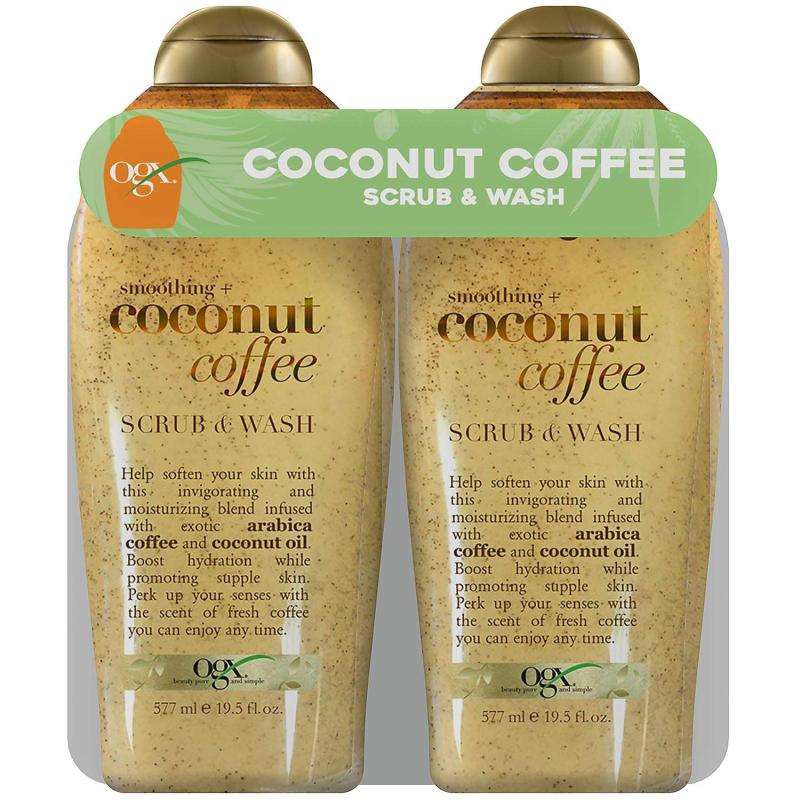 Coconut and Coffee Scrub, 19.5 oz. (2 pk.)