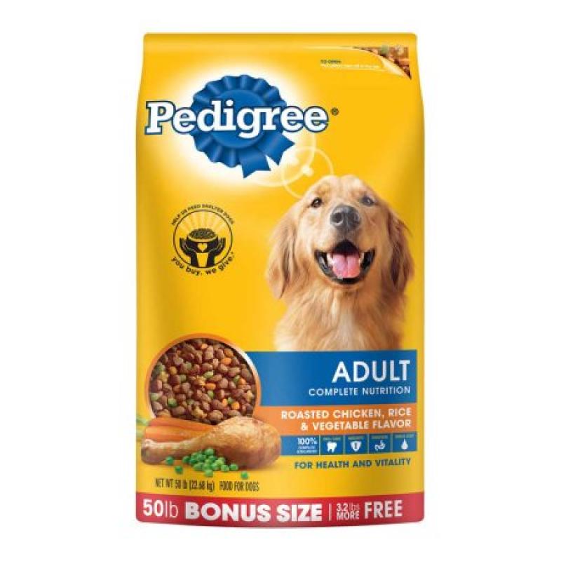 PEDIGREE Adult Chicken Flavor Dry Dog Food 50 Pounds