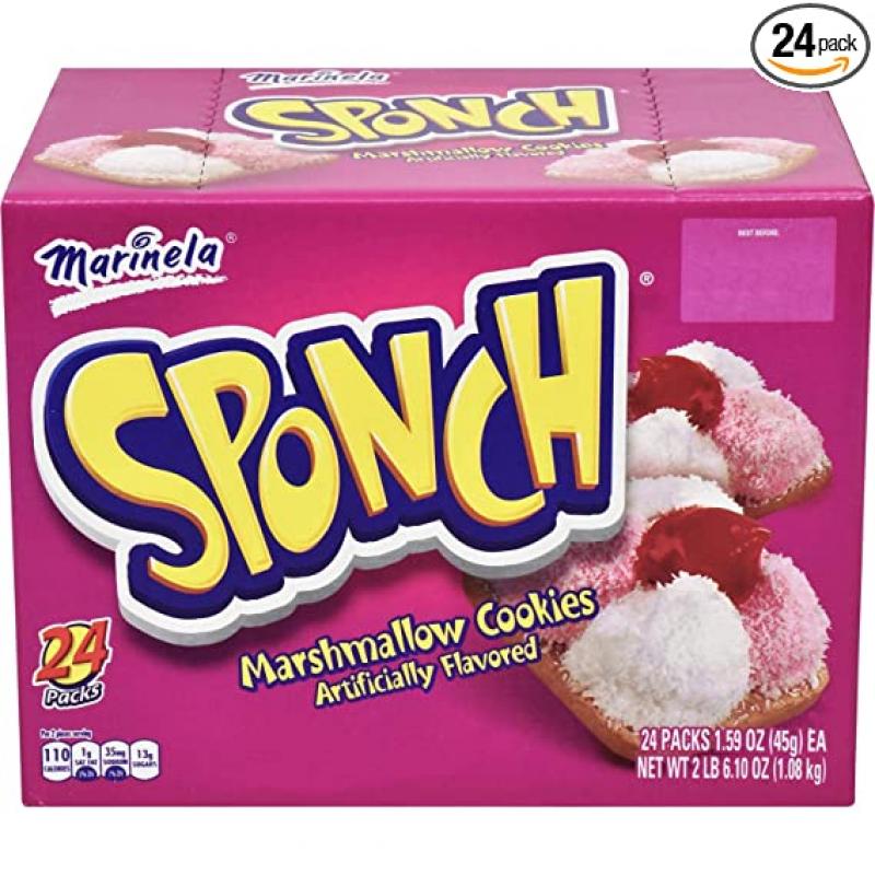 Marinela Sponch Marshmallow Cookies (1.59oz / 24pk)
