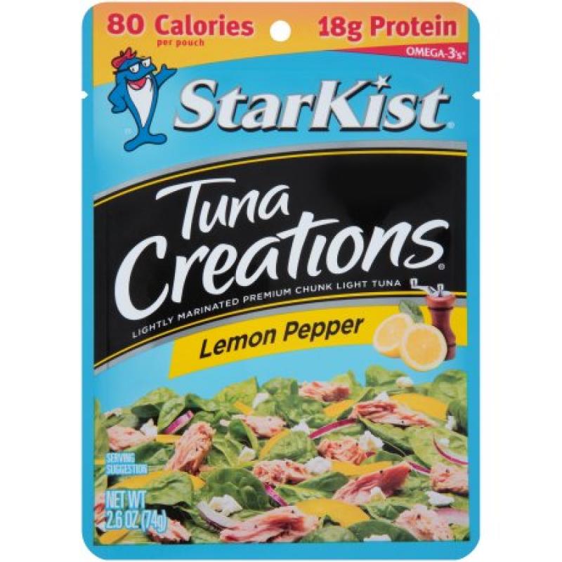 StarKist Single Serve Tuna Creations Lemon Pepper Chunk Light Tuna 2.6 oz.