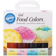 Wilton Gel Food Color Set, Pastel