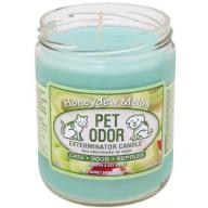 Pet Odor Exterminator Candle, Honeydew Melon Jar, 13 oz