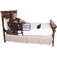 Stander EZ Adjust Home Bed Rail -Length Adjustable and Folding Rail, Black