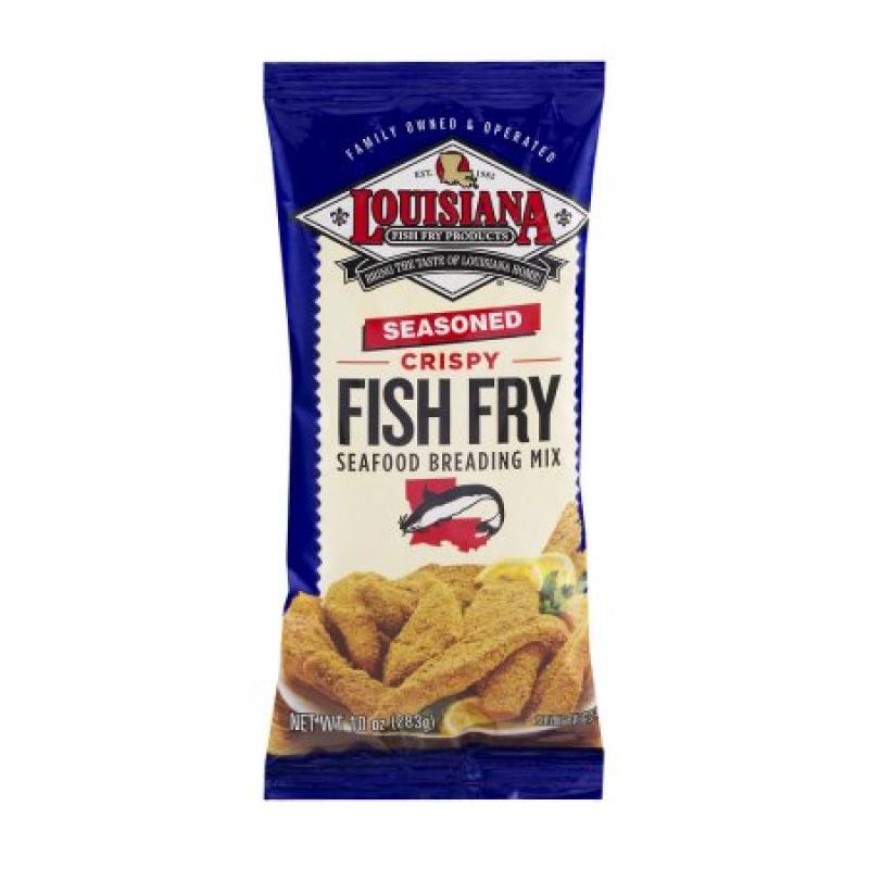 Louisiana Seasoned Crispy Fish Fry Seafood Breading Mix, 10.0 OZ
