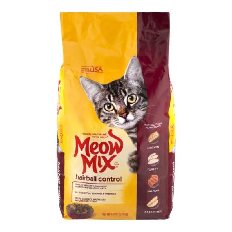Meow Mix Cat Food Hairball Control, 6.3 LB