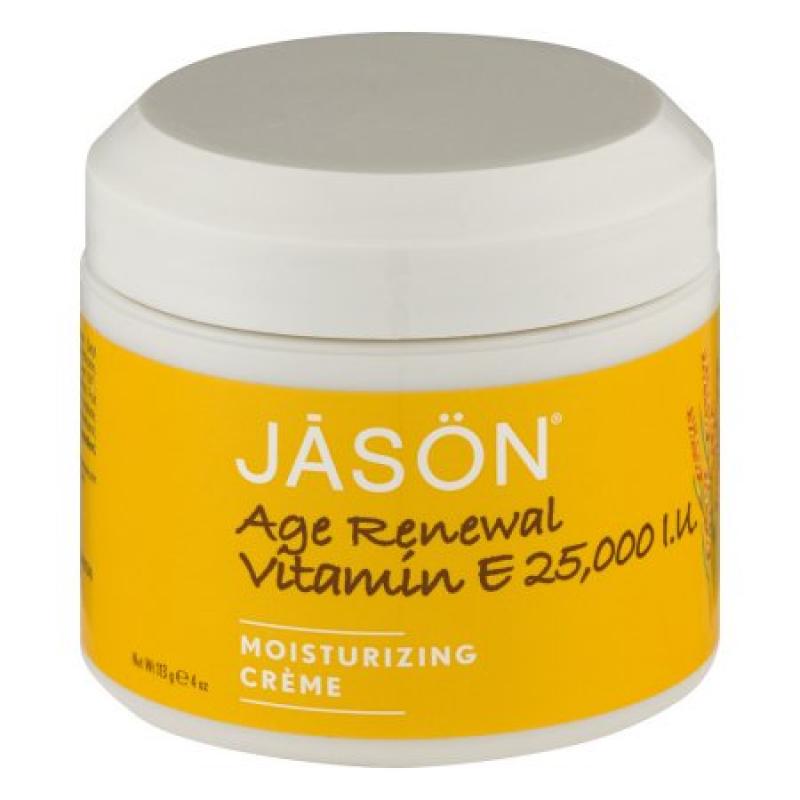Jason Moisturizing Creme Age Renewal Vitamin E, 4.0 OZ